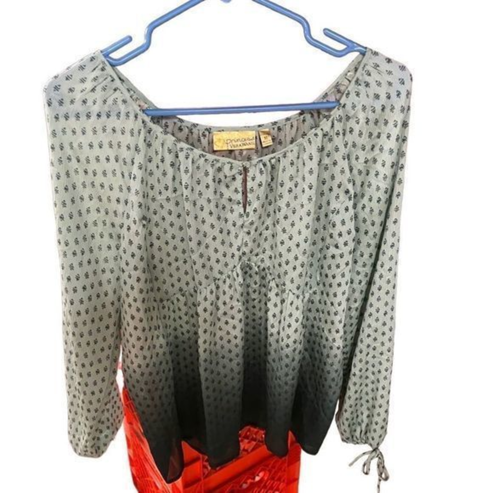 Princess Vera Wang long sleeve‎ blouse size M